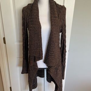 Bebe knit sweater jacket